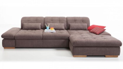 Comfortable corner sofa Santa Lucia L with sleep function