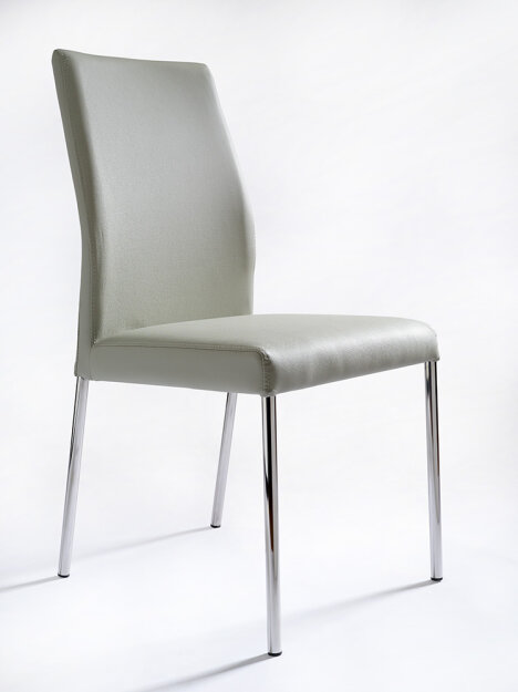 Krzesło tapicerowane Piero - jasnoszare