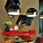 Lampa wisząca, podłogowa lub stołowa Calimero firmy Cattelan Italia