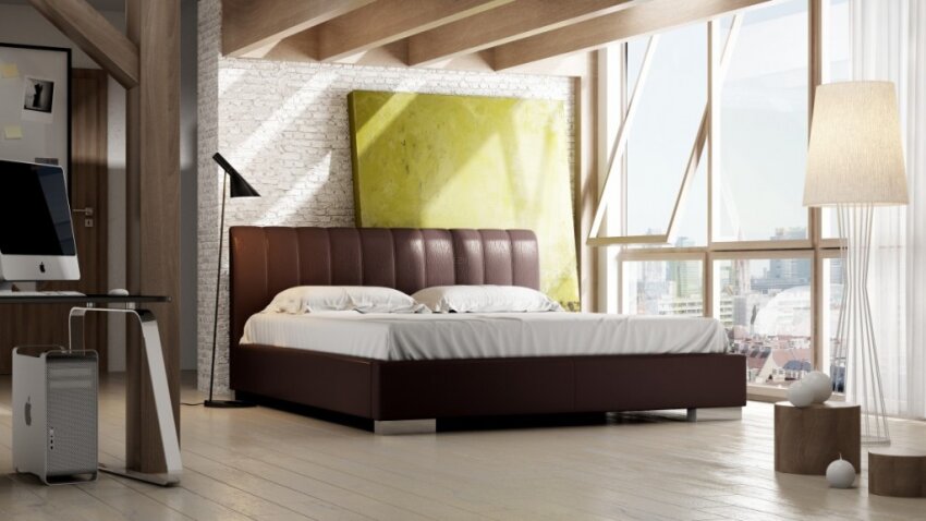 Upholstered bed Livia Lusso