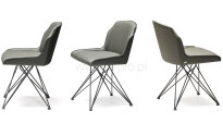 Krzesło Flamina Cattelan Italia - nowoczesne, obrotowe, z opcjonalnymi podłokietnikami