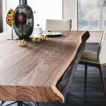 Stół Gordon Deep Wood firmy Cattelan Italia - drewniany blat