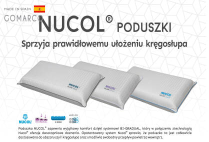 Dwustronna piankowa poduszka Nucol firmy Gomarco