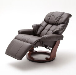 Recliner Calgary with relax function 2 brown leather